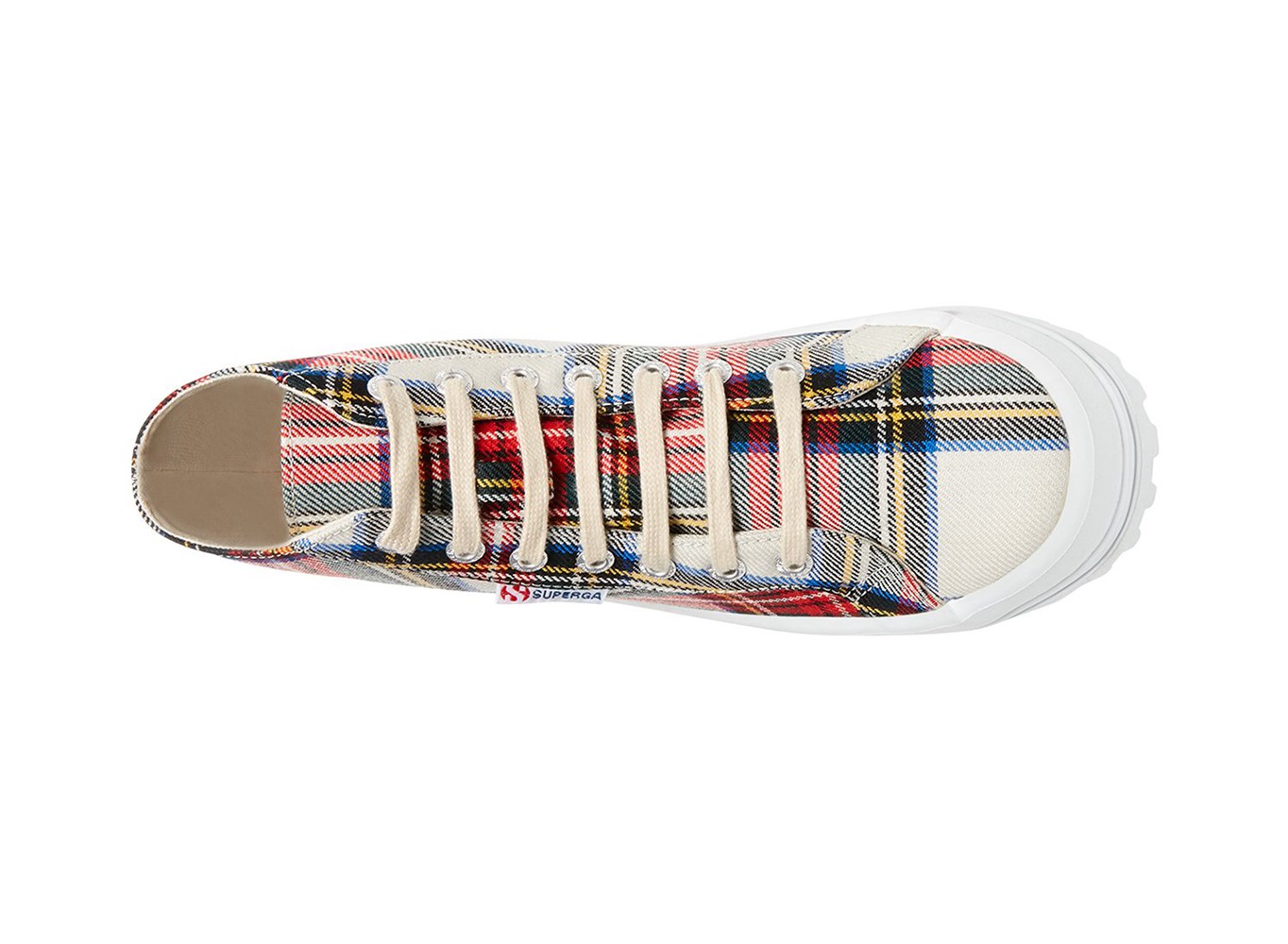 Botas Feminino Multicoloridas - Superga 2341 Cotw Plaid - YMKNJ-5602